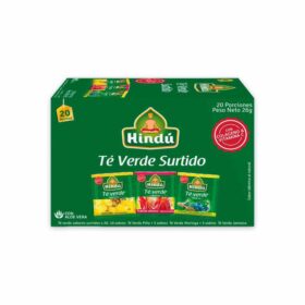 HINDU TE VERDE SURTIDO 12/1X20 SOBRES